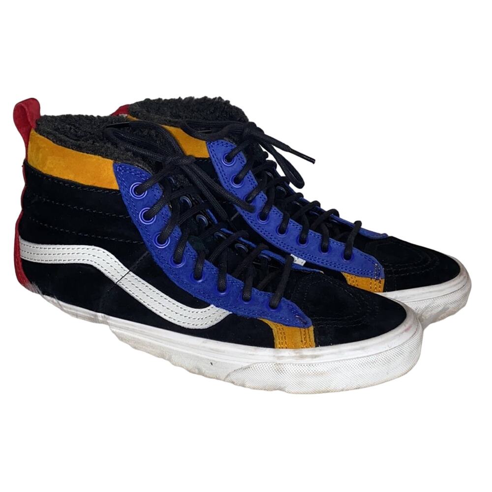 Vans Sk8-Hi 46 MTE DXnBlack & Surf Blue Shoes Scotchgard Ultarcush M7.5 W9